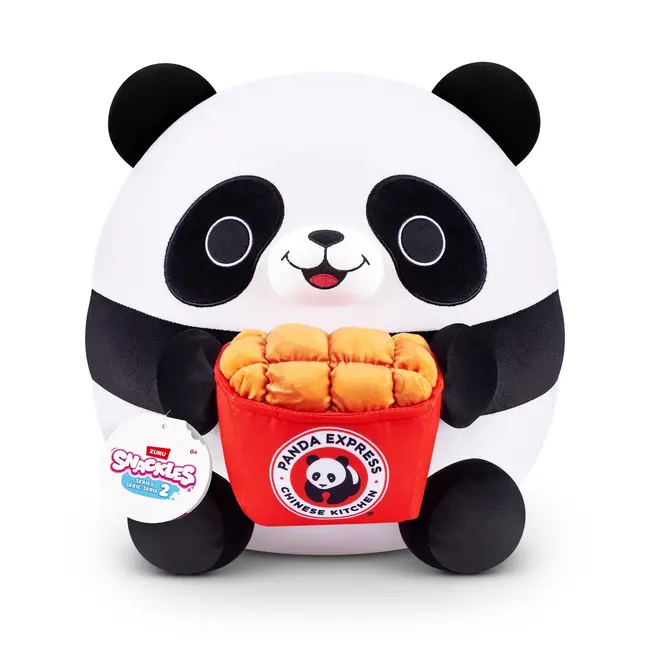 Snackles - Jucarie de plus colectibila, 35 cm, Panda&Panda Express chicken (ANDY) BKF77573O-S2W2