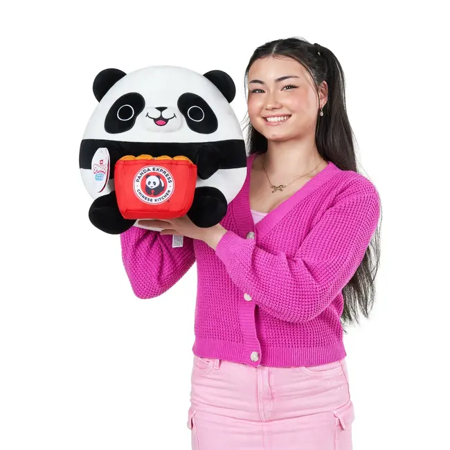 Snackles - Jucarie de plus colectibila, 35 cm, Panda&Panda Express chicken (ANDY) BKF77573O-S2W2