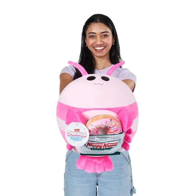 Snackles - Jucarie de plus colectibila, 35 cm, Shrimp&Krispy Kreme (LILY) BKF77573B1-S2W2