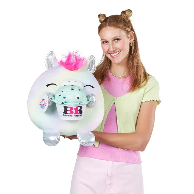 Snackles - Jucarie de plus colectibila, 35 cm, Unicorn&Basink-Robbin (MARTY) BKF77573W-S2W2