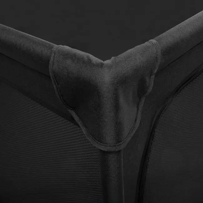 Tarc de joaca pentru copii 180 x 200 cm kidwell fanko - negru edeedikomofan03a3