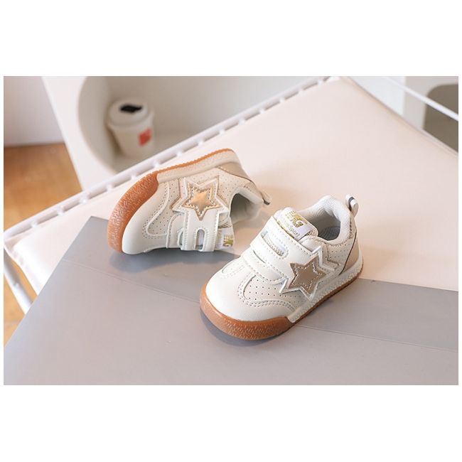 Adidasi albi pentru fetite - gold star mdsxz-p-777-2-p32