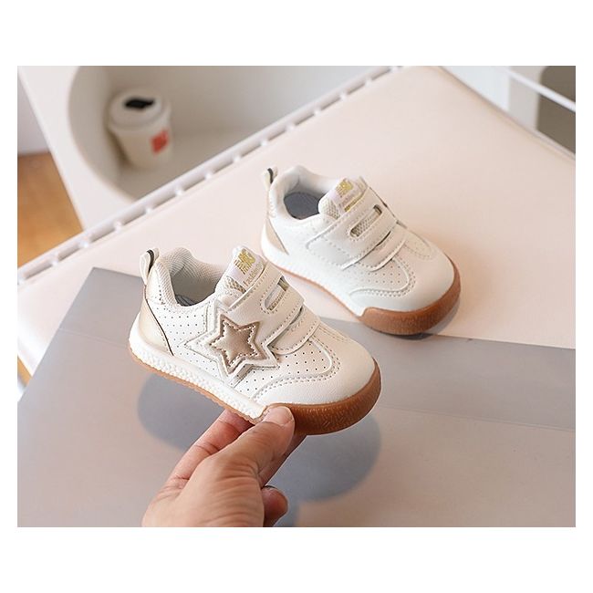 Adidasi albi pentru fetite - gold star mdsxz-p-777-2-p32