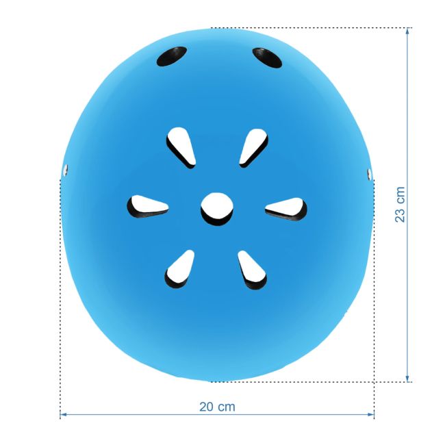 Casca De Protectie Pentru Copii, Sistem De Reglare, S, 48-52 Cm, 1 An+, Orix Blue, Kidwell Pjbkaskori10a2