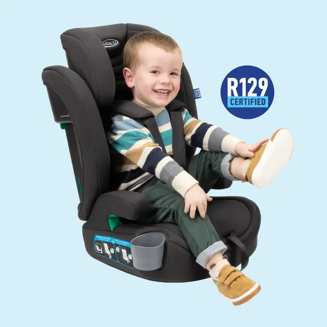 Graco - scaun auto eldura midnight, 76-150 cm, certificat r129 bbbgc2216aamdn000