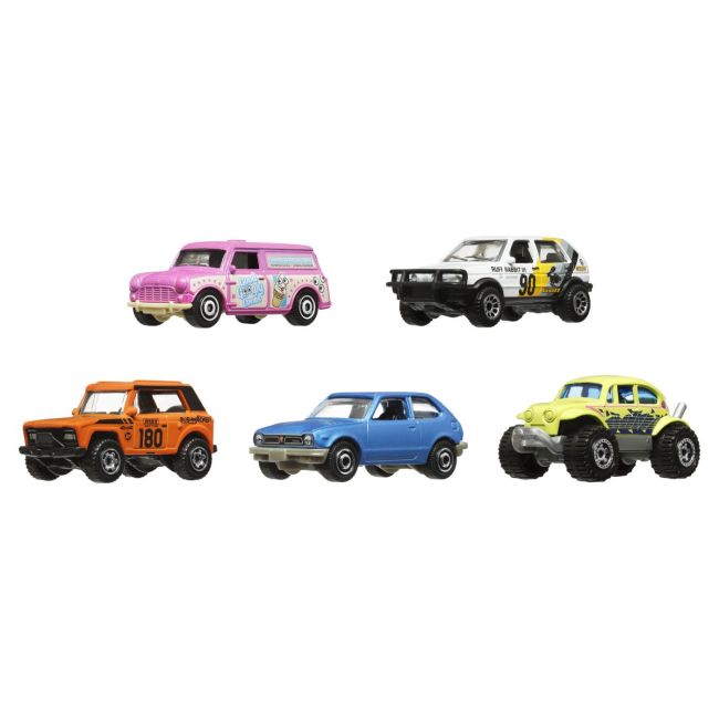 MATCHBOX SET 5 MASINUTE METALICE MBX RETRO SCARA 1 LA 64 VIVMTC1817_JBX36