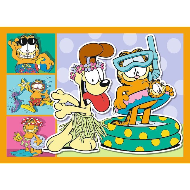 PUZZLE 4IN1 LUI GARFIELD II PLACE LASAGNA VIV34673