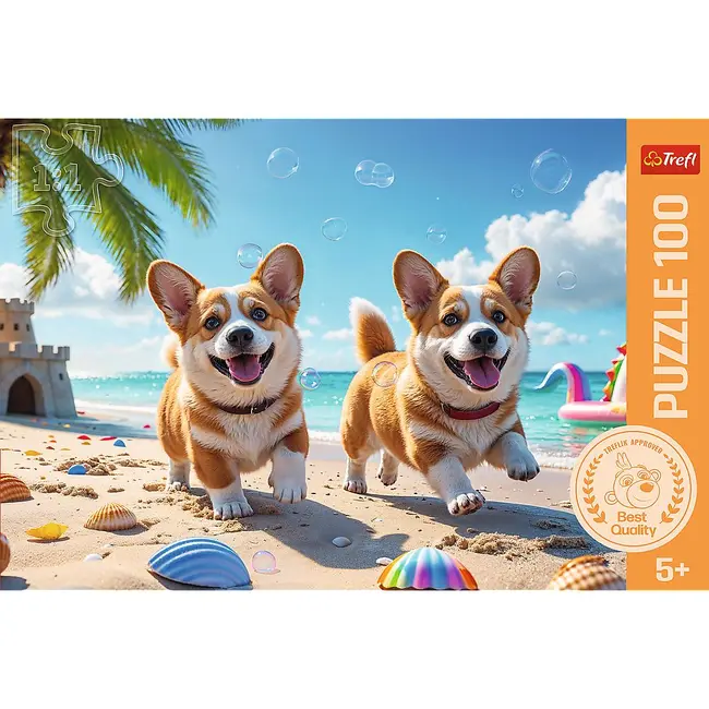 PUZZLE TREFL 100 CATEL CORGI VIV16536