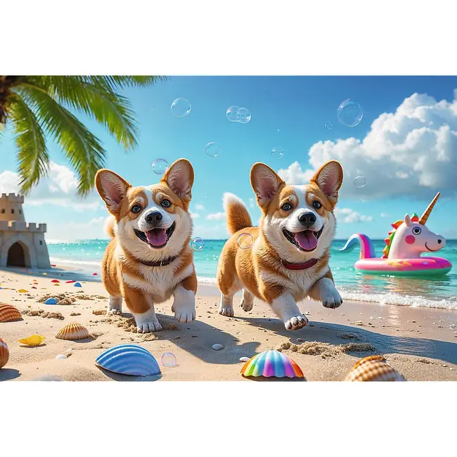 PUZZLE TREFL 100 CATEL CORGI VIV16536