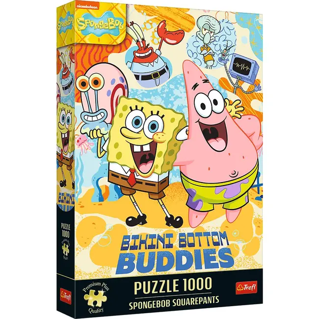 PUZZLE TREFL 1000 PREMIUM PLUS SPONGEBOB SQUAREPANTS VIV12081