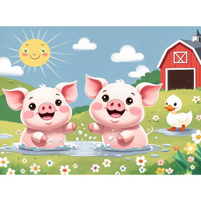 PUZZLE TREFL 30 VIATA FERICITA LA TARA VIV18334