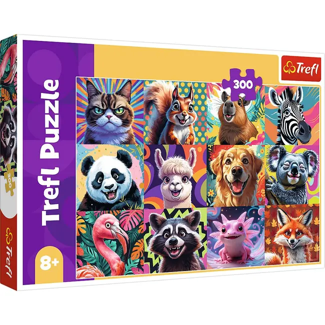 PUZZLE TREFL 300 PORTRETE AMUZANTE DE ANIMALE VIV23030