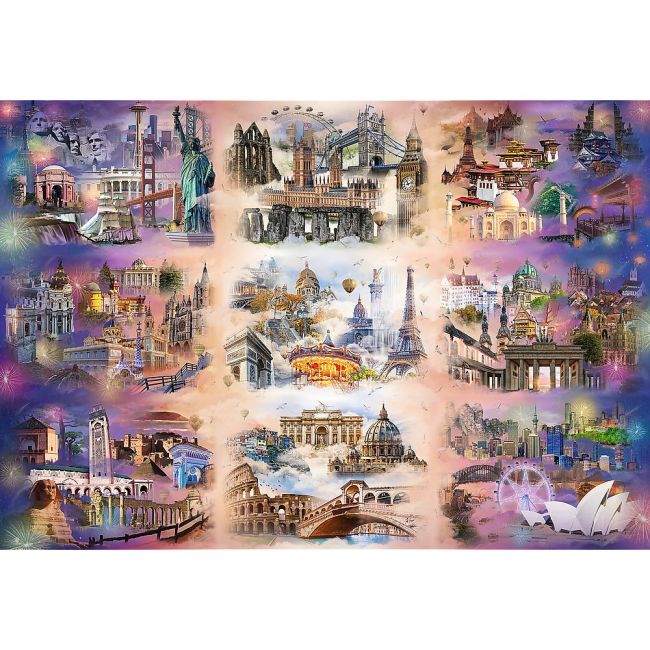 PUZZLE TREFL UFT 13500 ORASE DE DINCOLO DE NORI VIV81030