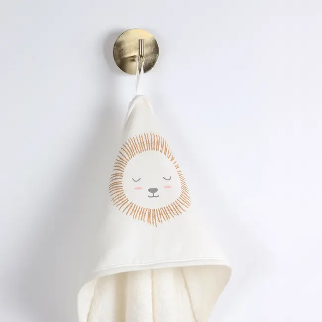 Prosop Baie Cu Gluga Bebelusi 0-5 Ani ,   Bumbac Certificat Oeko-tex  , 100x100 Cm, Nairobi Mustard Pjb18nase41-048