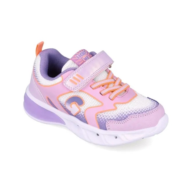 Sneakers cu luminite garvalin 252828, mov 252828-d-26