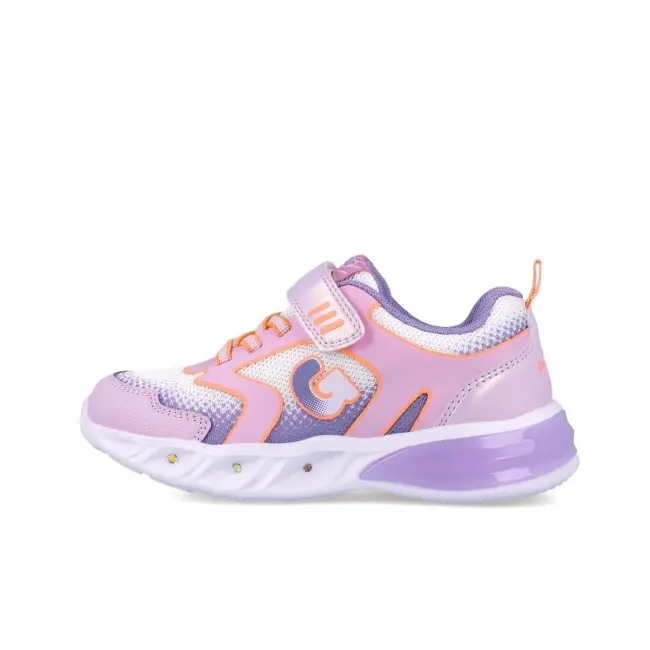 Sneakers cu luminite garvalin 252828, mov 252828-d-26