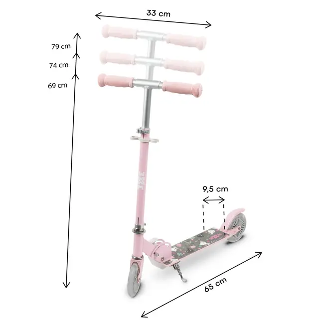 Trotineta Pliabila, Wxm, Skipo Cat, Aluminiu, Roti Led 120mm, Pana La 50 Kg, Multicolor Pjbhsskie01