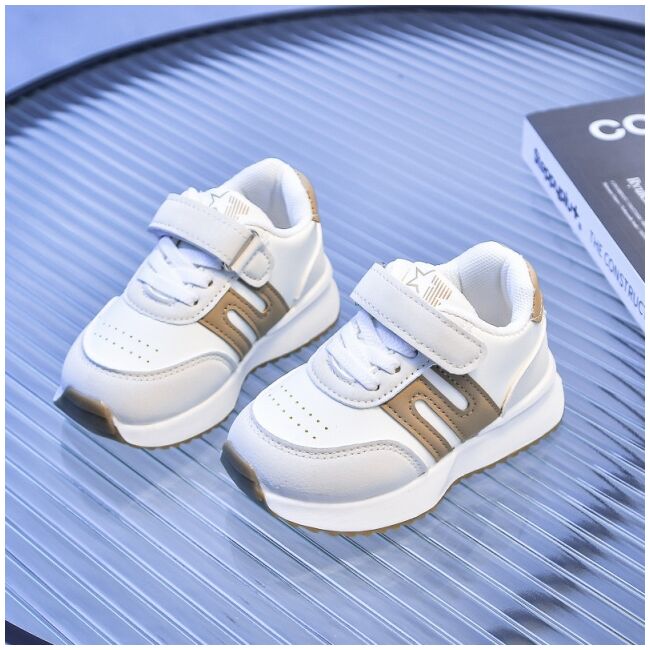 Adidasi albi cu insertii crem - sony mbhy892-3-bo1