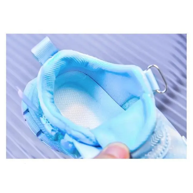 Adidasi bleu cu sidef alb si luminite - lolly md28-8-1-sa52