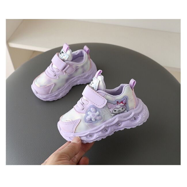 Adidasi cu luminite in nuante lila - cute doll mdk556-2-sa52