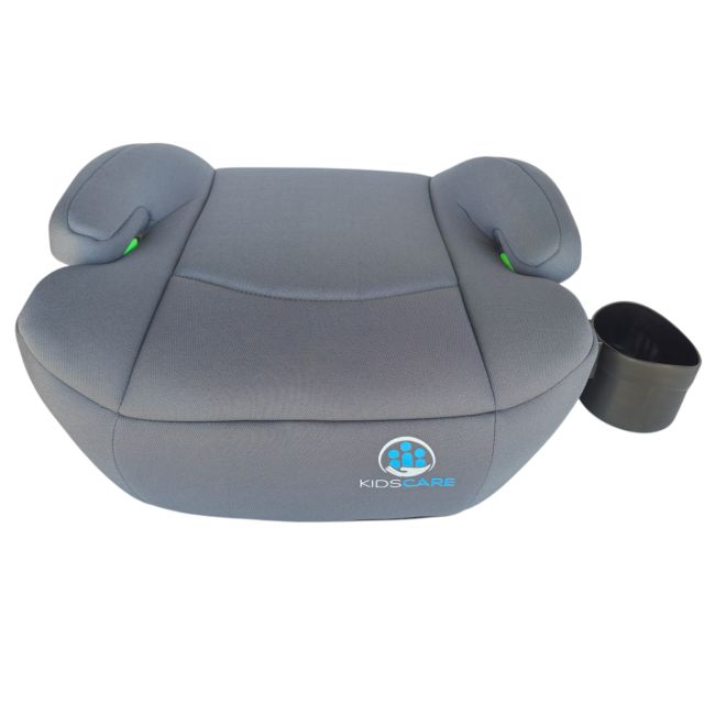 Inaltator auto copii KidsCare FixiGo cu Isofix, 125-150cm, husa lavabila, Gri, omologat R129 i-Size SUPKC_Fixigo_gri