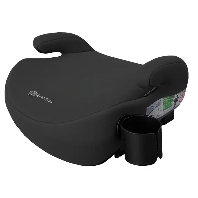 Inaltator auto cu isofix, I-SIZE, 125-150 cm , Appekids Junior - Black KRTAK276166