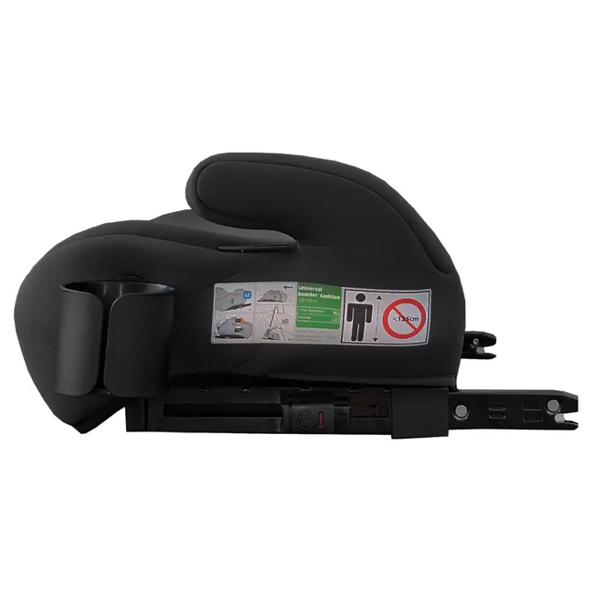 Inaltator auto cu isofix, I-SIZE, 125-150 cm , Appekids Junior - Black KRTAK276166