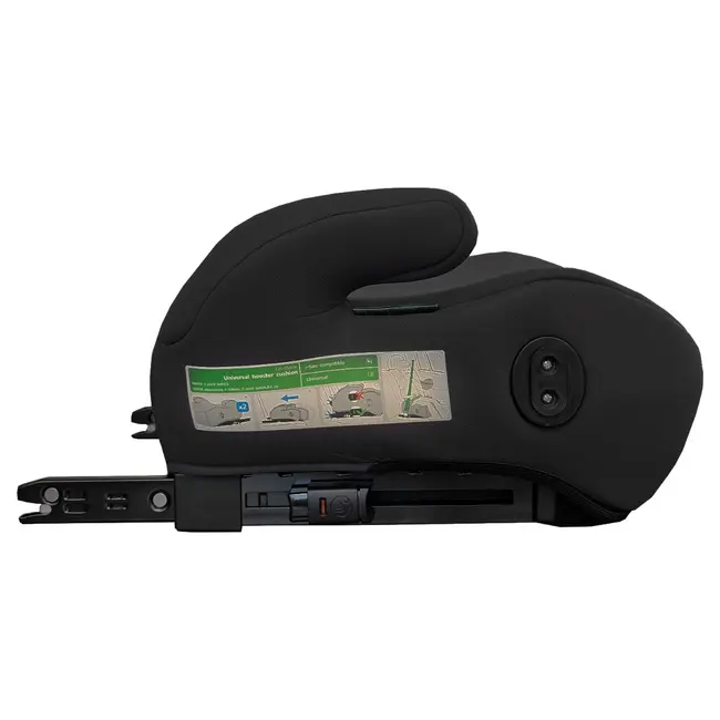 Inaltator auto cu isofix, I-SIZE, 125-150 cm , Appekids Junior - Black KRTAK276166