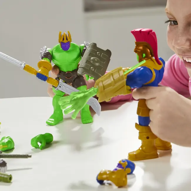 MARVEL AVENGERS MIX MASHERS SET FIGURINA HULK 12CM SI ACCESORII VIVF9266_F9270