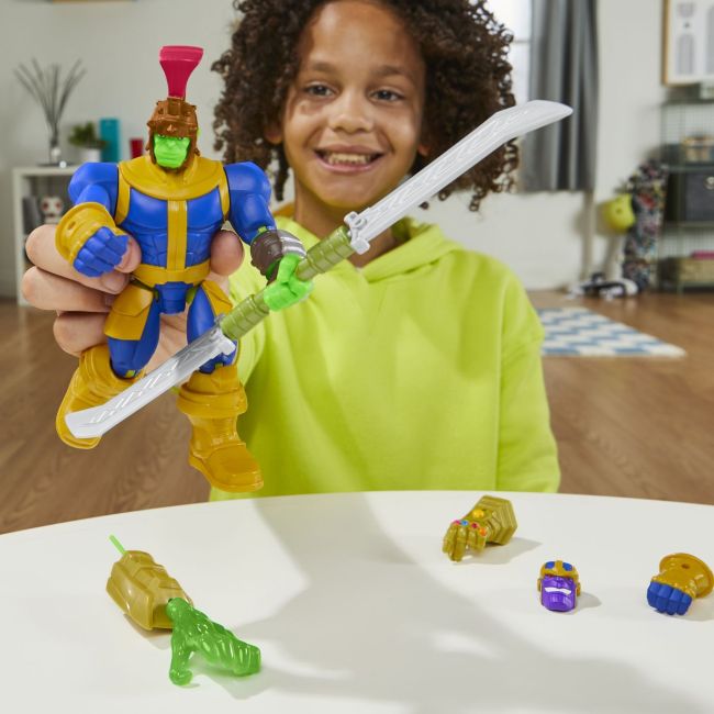 MARVEL AVENGERS MIX MASHERS SET FIGURINA THANOS 12CM SI ACCESORII VIVF9266_F9271