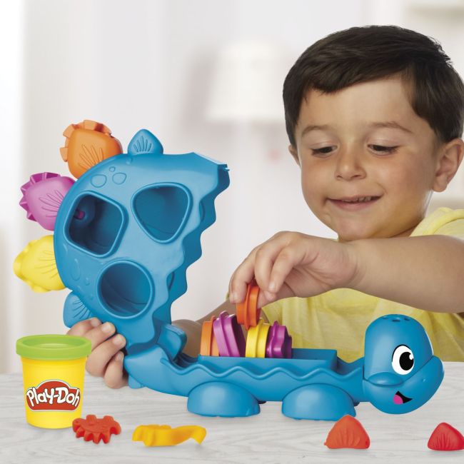 PLAY DOH JUCARIE CU ACTIVITATI DINOZAUR CU FORME SI CULORI VIVG0491