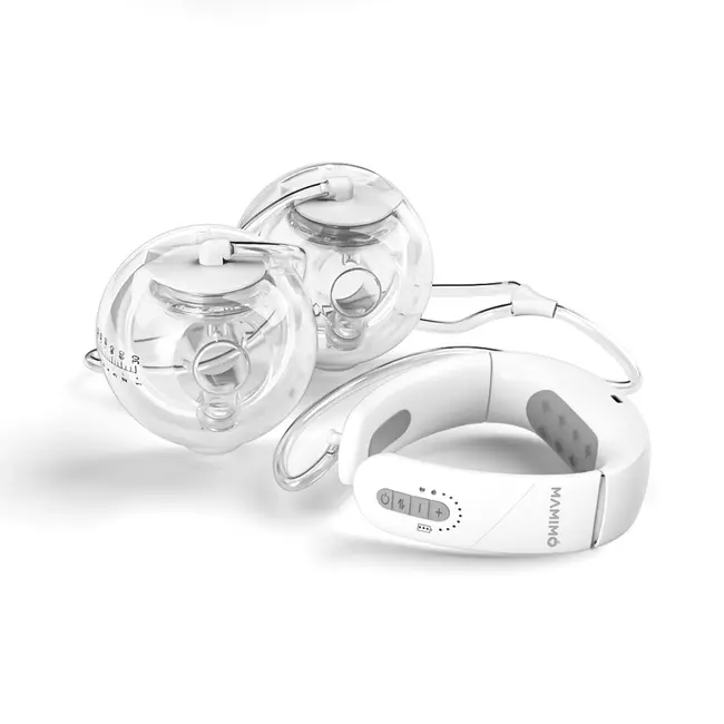 Pompa de san dubla, electrica si portabila Mamimo BP2401, hands free, cu 9 niveluri de aspiratie si 9 niveluri de masaj SUPMMM_BP2401