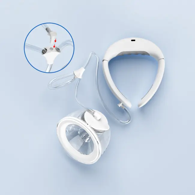 Pompa de san dubla, electrica si portabila Mamimo BP2401, hands free, cu 9 niveluri de aspiratie si 9 niveluri de masaj SUPMMM_BP2401