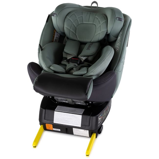 Scaun auto Chipolino Premium I-Size 40-150 cm cu sistem Isofix basil HUBSTKPR02504BA