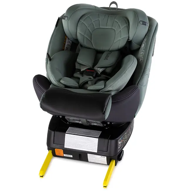 Scaun auto Chipolino Premium I-Size 40-150 cm cu sistem Isofix basil HUBSTKPR02504BA