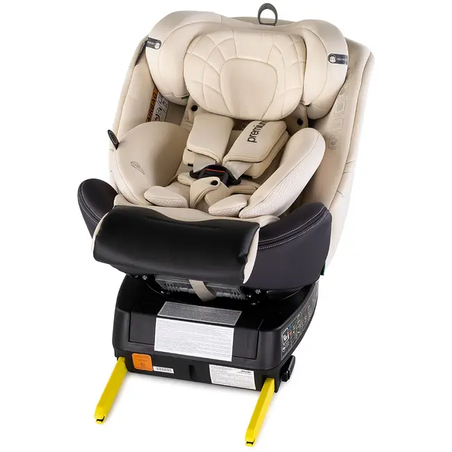 Scaun auto Chipolino Premium I-Size 40-150 cm cu sistem Isofix biscotta HUBSTKPR02503BI