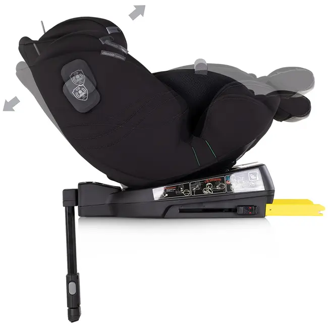 Scaun auto Chipolino Premium I-Size 40-150 cm cu sistem Isofix blackberry HUBSTKPR02501BB