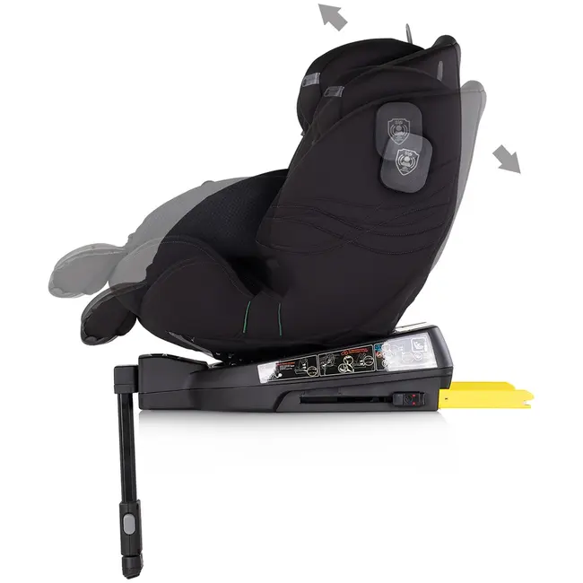 Scaun auto Chipolino Premium I-Size 40-150 cm cu sistem Isofix blackberry HUBSTKPR02501BB