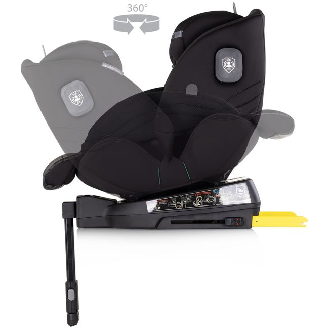 Scaun auto Chipolino Premium I-Size 40-150 cm cu sistem Isofix blackberry HUBSTKPR02501BB