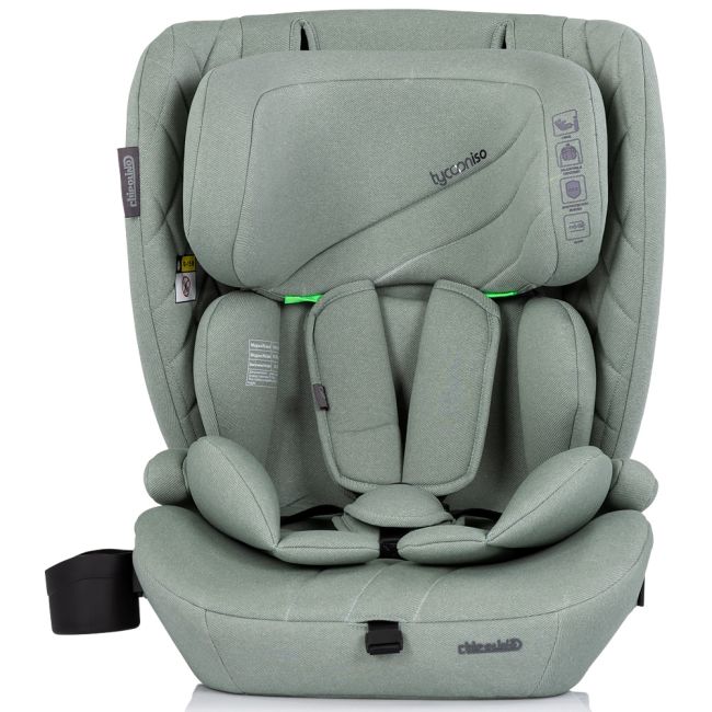 Scaun auto Chipolino Tycoon Iso I-Size 76-150 cm cu sistem Isofix basil HUBSTKTYCIS254BA