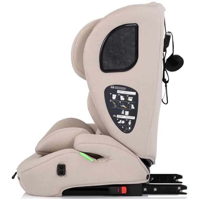Scaun auto Chipolino Tycoon Iso I-Size 76-150 cm cu sistem Isofix tiramisu HUBSTKTYCIS253TR
