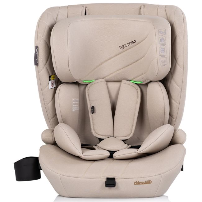Scaun auto Chipolino Tycoon Iso I-Size 76-150 cm cu sistem Isofix tiramisu HUBSTKTYCIS253TR