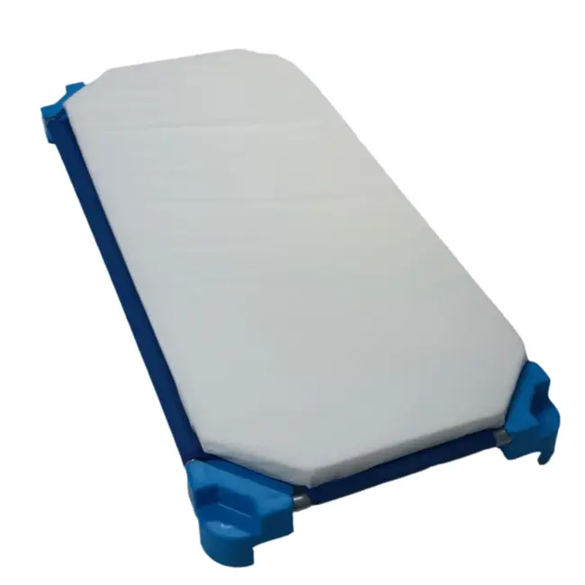 Saltea pentru pat stivuibil cu husa din bumbac imprimat 127x54x3 - ASC6427968006884