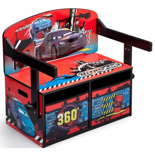 Mobilier 2 in 1 pentru depozitare jucarii Disney Lightning McQueen - BBXTB84522CR