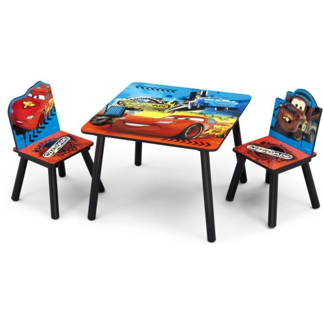 Set masuta si 2 scaunele Disney Lightning McQueen - BBXTT89504CR