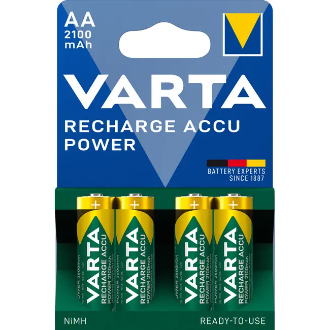 Acumulatori Varta Power, HR6, AA, 2100 mAh, 4 bucati/set BPTCVR211001
