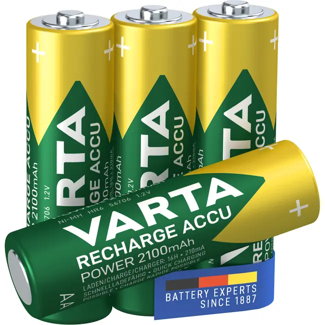 Acumulatori Varta Power, HR6, AA, 2100 mAh, 4 bucati/set BPTCVR211001