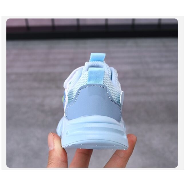 Adidasi bleu cu luminite - panda eyes mbc02-3-sa53