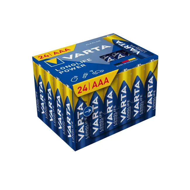 Baterii Varta Longlife Power, AAA, LR3, 24 bucati/set BPTCVR120003