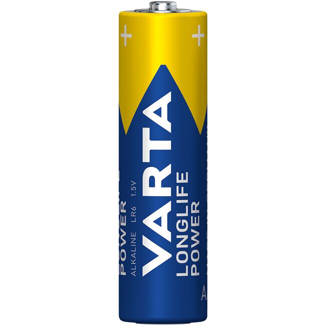 Baterii Varta Longlife Power, LR6, AA, alcaline, 1.5 V, 4 bucati/set BPTCVR120001